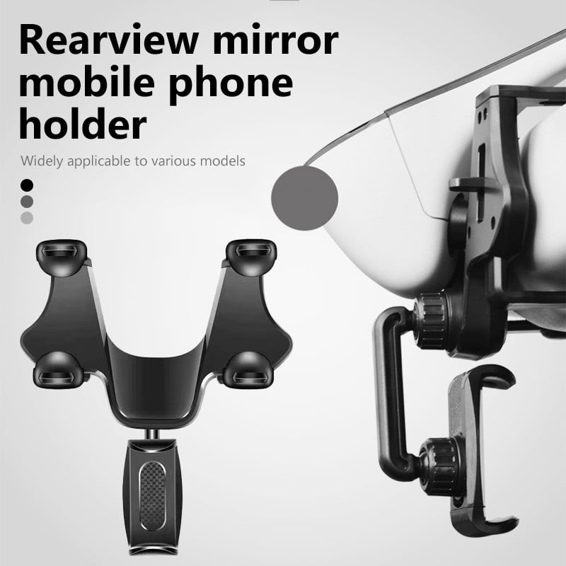 Auto tahavaatepeegli nutitelefonid rippuv hoidik GPS-i kinnitusalus Universaalne stabiilne mobiiltelefoni riputusklamber iPhone Androidile
