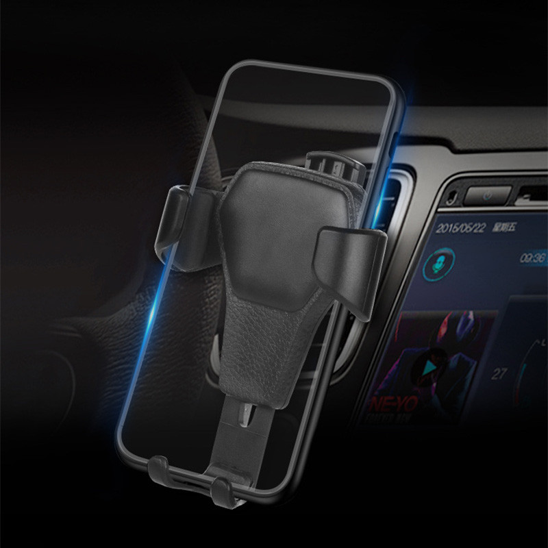 Suport auto gravitațional pentru telefon Suport cu clemă pentru aerisire Suport mobil pentru mobil Suport smartphone pentru GPS pentru iPhone 13 12 Xiaomi Samsung