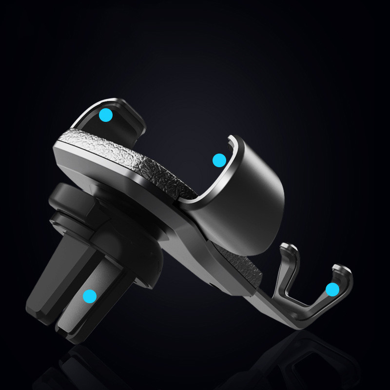 Suport auto gravitațional pentru telefon Suport cu clemă pentru aerisire Suport mobil pentru mobil Suport smartphone pentru GPS pentru iPhone 13 12 Xiaomi Samsung