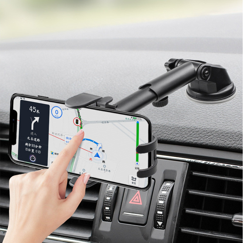 Sucker autós telefontartó rögzítő állvány GPS telefon mobil cella támogatás iPhone 13 12 11 Pro Max X 7 8 Xiaomi Huawei Samsung telefonhoz