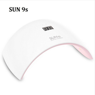 Ofertă fierbinte SUN 9C/9S 24W Uscător de unghii în formă arcuită Lampă LED Uscător de unghii Instrumente de manichiură Geluri de întărire rapidă Lac Salon de unghii