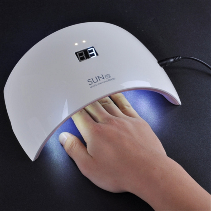 Hot Sale SUN 9C/9S 24W íves körömszárító LED lámpás körömszárító manikűr eszközök gyorsan kötő gélek lakk szépség körömszalon