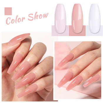 UR SUGAR Nude Pink Clear Quick Extension UV Gel Kit with 6W LED Lamp Set Acrylic Gel Polish Nail Art Tool Design Design