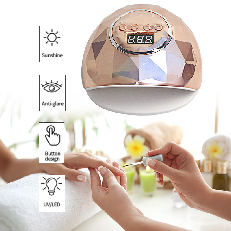48W SUNONE Professzionális UV LED körömlámpa köröm géllakkhoz LED körömfény körömszárító UV lámpa manikűrhöz