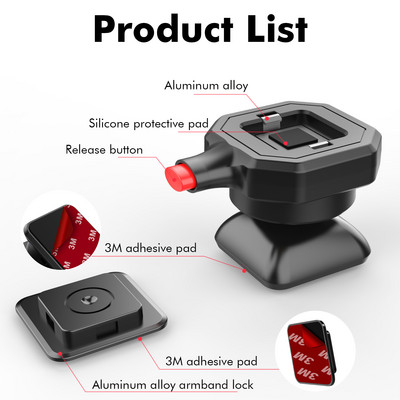 Suport pentru telefon auto Untoom Quick Mount Fără tablou de bord magnetic al mașinii Suport pentru telefon mobil Suport GPS Suport telefon mobil pentru desktop de perete