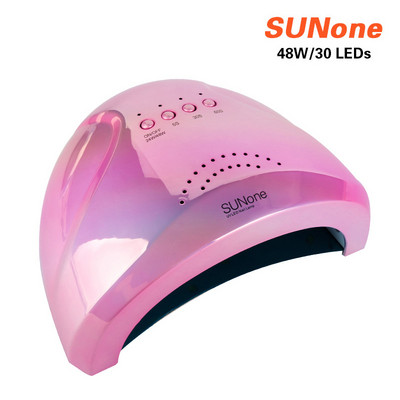 SUNone Professional UV LED nagų lempa 48W LED nagų džiovintuvas balta pusiau nuolatinė nagų lempa manikiūro mašinai salono nagų įrankiams