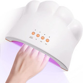 48W slatka UV LED svjetiljka za nokte Sušilo za nokte u obliku mačje šape s 3 mjerača vremena Svjetlo za gel lak za nokte Kućni salon Manikura Oprema za nokte