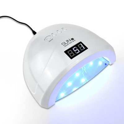 Lampă LED Nail SUN1S Lampă UV pentru unghii Sun One Lampă LED 30 LED-uri 24/48W Comutator Lampă UV pentru uscător de unghii Vernis Gel Instrument pentru unghii