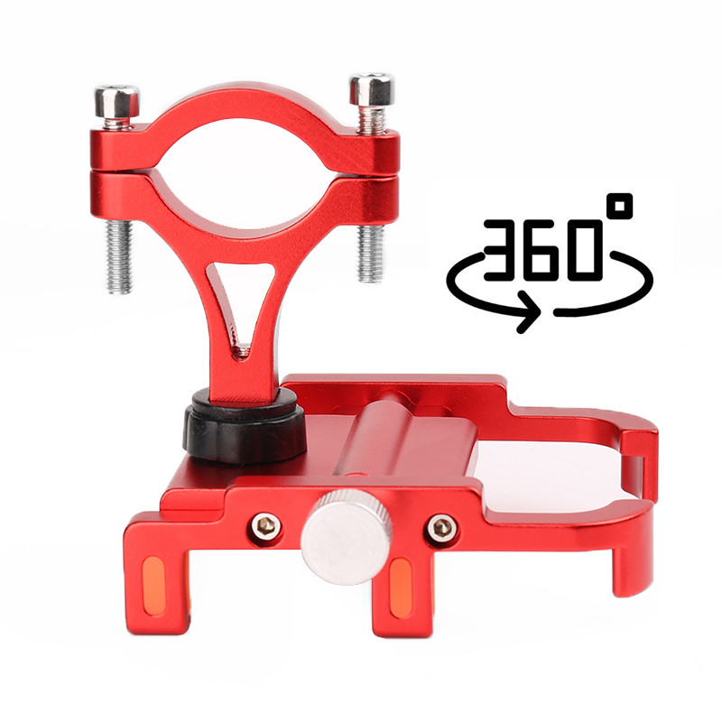 Untoom alumīnija sakausējuma velosipēdu tālruņa turētājs metāla MTB velosipēda motocikla motorollera stūres statīva stiprinājums 3,5 collu līdz 7,0 collu viedtālruņiem