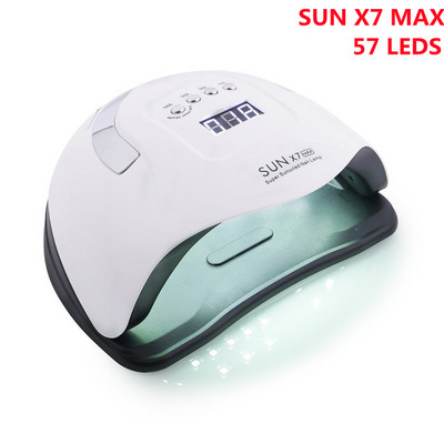 2022 SUN X10/11/12 MAX 66 Lampă de gheață pentru unghii Lampă cu LED UV pentru uscător de manichiură pentru lampă cu led pentru unghii Lampă cu gel pentru ocul unelte pentru lampă