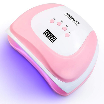 JODSONE UV лампа за нокти за маникюр Сушилня за нокти 120W/54W/36W за втвърдяване на всички гелове 10/30/60/99s Таймер Автоматична сензорна лампа за маникюр