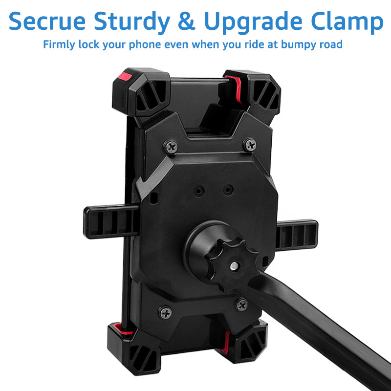 Držiak na bicykel Untoom na telefón pre iPhone, Xiaomi, Samsung, riadidlá bicykla, spätné zrkadlo, držiak na mobil, GPS, klip
