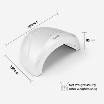 30 Beads 48W SUNone UV Lamp Gel Polish Nail Dryer Dryer White Light Nails Cure Λάμπα μηχανής μανικιούρ για ΟΛΑ τα Εργαλεία Nail Art με Gel