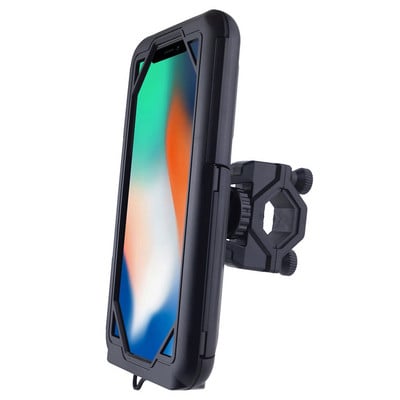 Untoom αδιάβροχη θήκη Ποδήλατο Τιμόνι μοτοσυκλέτας Πίσω όψη Καθρέφτης Τηλέφωνο Βάση Στήριγμα για σκούτερ κινητού τηλεφώνου