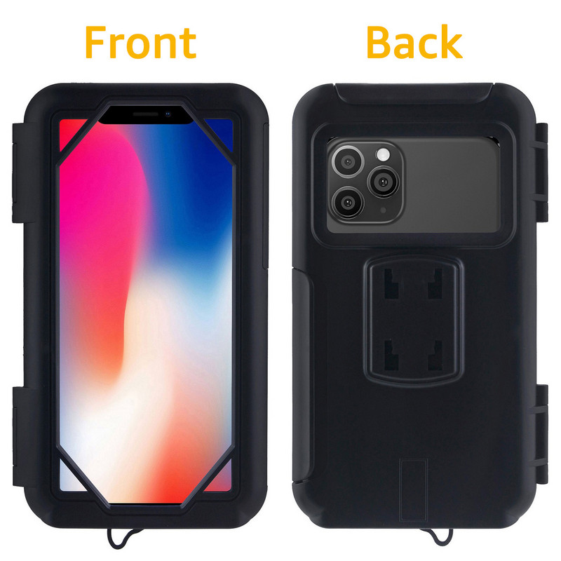 Untoom αδιάβροχη θήκη Ποδήλατο Τιμόνι μοτοσυκλέτας Πίσω όψη Καθρέφτης Τηλέφωνο Βάση Στήριγμα για σκούτερ κινητού τηλεφώνου