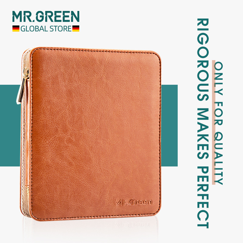 MR.GREEN manikiūro rinkinys 12 viename, pilnai veikiantis rinkinys Profesionalūs nerūdijančio plieno pedikiūro rinkiniai su odiniu nešiojamu dėklu Idea Dovana