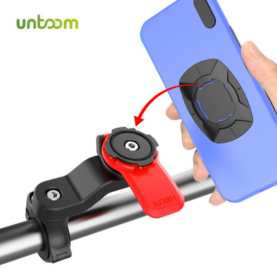 Suport telefon pentru biciclete Untoom Suport reglabil pentru ghidon pentru motociclete de munte Suport pentru telefon mobil GPS pentru ciclism Suport de blocare de securitate