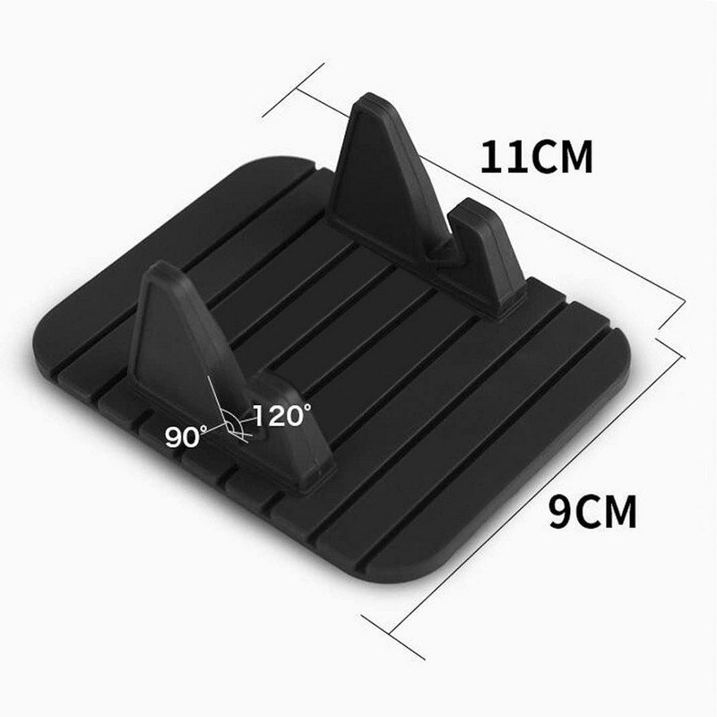 Untoomi silikoonist libisemisvastane matt auto armatuurlauahoidik Universaalne lauatelefoni aluse kinnitus iPhone`ile Samsung Xiaomi auto GPS-i hoidikus