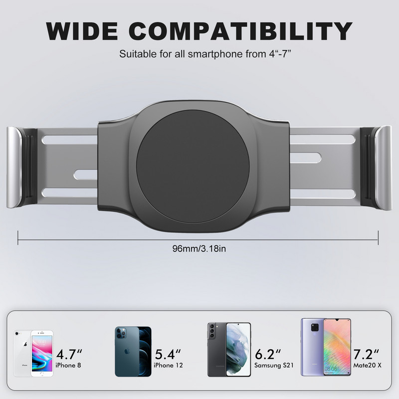 Untoom magnetski držač za automobilski telefon, stalak za mobilni telefon, magnet za automobilsku podršku za mobitel za Tesla Model 3 Model Y, nosač za stalak za mobitel