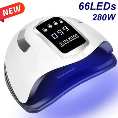 SUN X11 Max UV LED lampa za nokte za brzo sušenje gela za sušenje laka za nokte 66LEDS Led lampa za kućnu upotrebu s automatskim senzorom za salon za manikuru