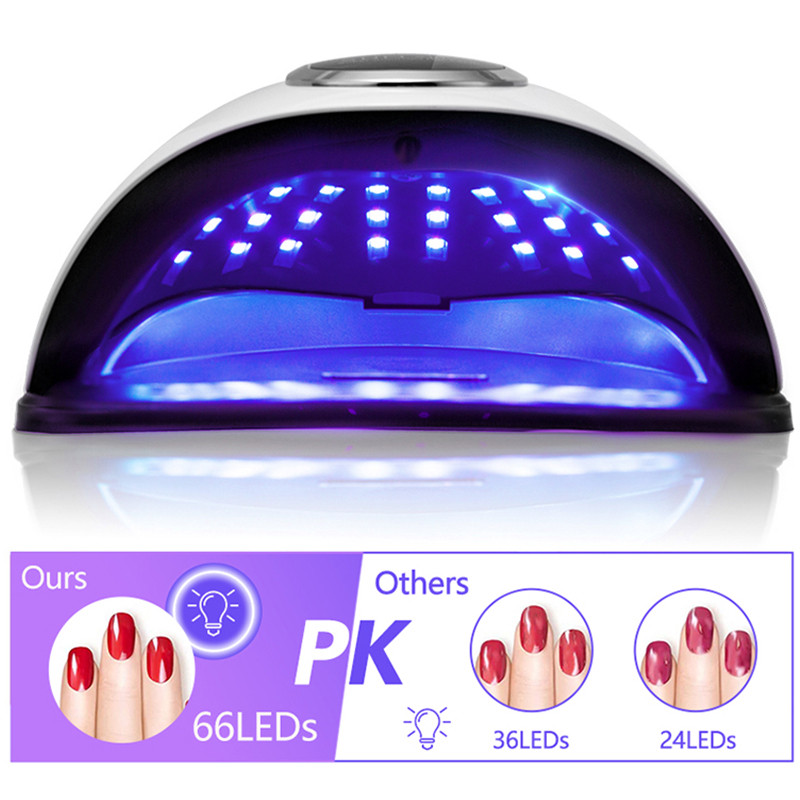 SUN X11 Max UV LED körömlámpa gyorsan száradó gél körömlakk szárítóhoz 66LEDS otthoni használatra jéglámpa automatikus érzékelővel manikűr szalonhoz