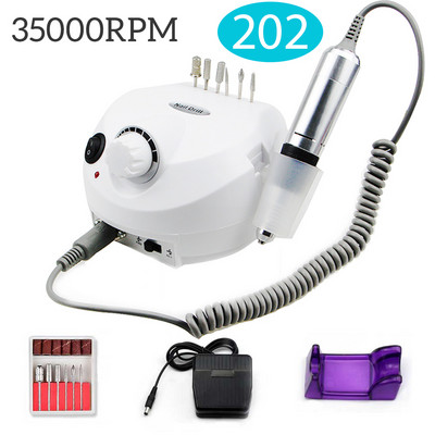 Profesionalus nagų grąžto elektrinis manikiūras su frezavimo pjaustytuvų rinkiniu nagų dildėmis odelių valiklis pedikiūro mašina Nagų dailė