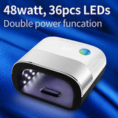 SIMINAIL 48w Sun Nail LED lámpa Köröm szárító LED lámpa Minden típusú Köröm UV Gél Lakk Építőszárítás 48 w 36db 365 405