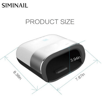 SIMINAIL 48w Sun Nail Lamp Nails Dryer LED Lamp for Curning All Types Nail UV Gel Polish Builder Drying 48 w 36 τμχ 365 405