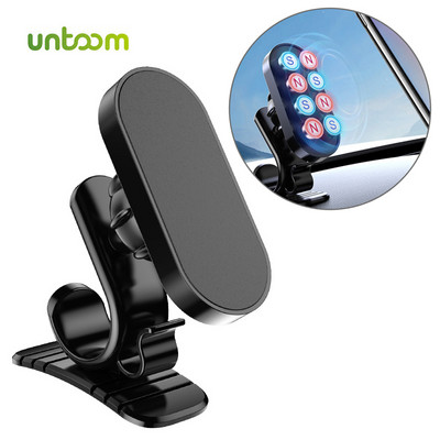 Untoom mágneses autós telefontartó állvány 360 fokos mobil mobiltelefon-mágnesre szerelhető GPS konzol támogatása 13 12 11 Xiaomi Samsung telefonhoz