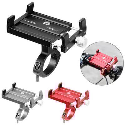 Suport telefon pentru biciclete Untoom Suport metalic pentru telefon mobil pentru biciclete pentru iPhone Xiaomi Samsung Suport universal pentru ghidon pentru motociclete
