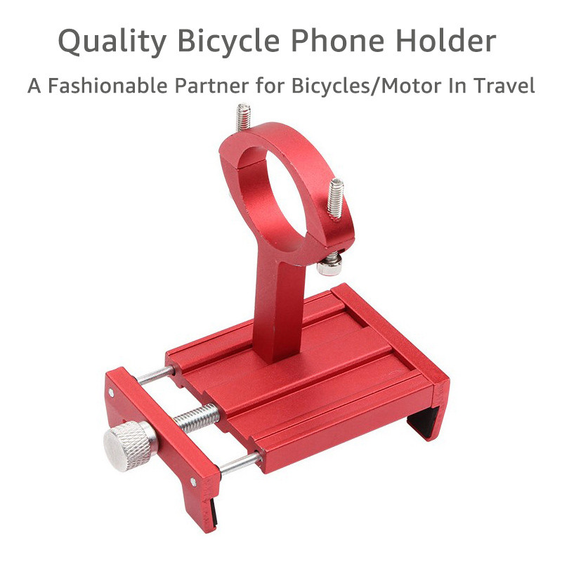 Suport telefon pentru biciclete Untoom Suport metalic pentru telefon mobil pentru biciclete pentru iPhone Xiaomi Samsung Suport universal pentru ghidon pentru motociclete