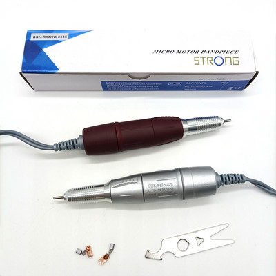 Piesă de mână cu micromotor Strong 120 Tip 35000RPM pentru Strong 210 90 204 207 Marathon Control Box Electric Manichiură Burghiu Mâner stilou
