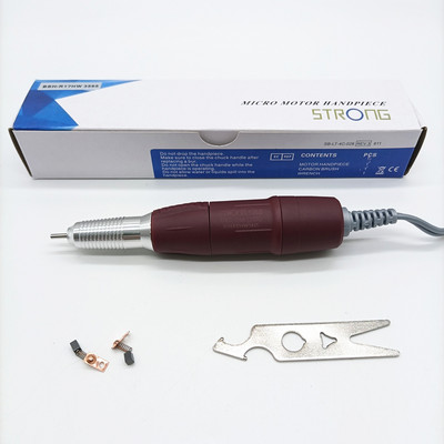 Piesă de mână cu micromotor Strong 120 Tip 35000RPM pentru Strong 210 90 204 207 Marathon Control Box Electric Manichiură Burghiu Mâner stilou