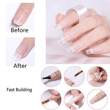 13 τμχ/Σετ 30ml Poly Nail Gel Builder With UV LED Lamp All For Manicure Nail Art Design Crystal Gel Nail Extension Nails Gel