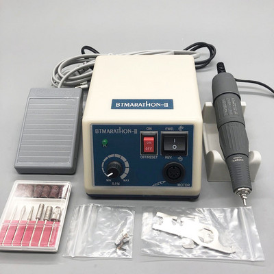 Micromotor avansat STRONG BTMARATHON 3 SDE-H37L1 35000RPM Instrument de șlefuit cu mâner Burghiu electric pentru unghii Echipament pentru manichiura pentru unghii