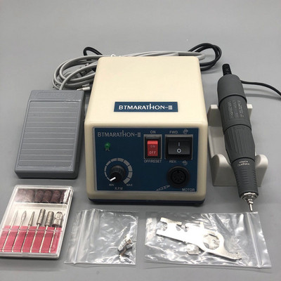 STRONG Advanced Micromotor BTMARATHON 3 SDE-H37L1 35000RPM Дръжка Инструмент за мелница Електрическа бормашина за нокти Маникюр Оборудване за ноктопластика