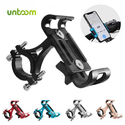 Univerzálny držiak na telefón na motocykel a bicykel Untoom z hliníkovej zliatiny, 3,5-6,5", stojan na riadidlá bicykla pre Samsung Xiaomi Redmi GPS