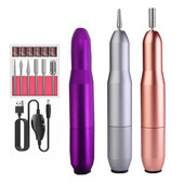 Električna bušilica za nokte 20000 RMP Set glodala za manikuru Stroj za skidanje gela Nail Art poliranje Pribor Alat