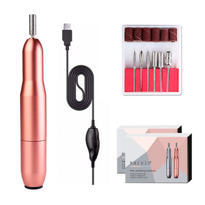 Električna bušilica za nokte 20000 RMP Set glodala za manikuru Stroj za skidanje gela Nail Art poliranje Pribor Alat