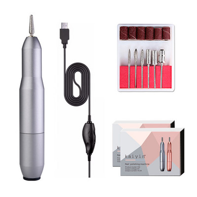 Električna bušilica za nokte 20000 RMP Set glodala za manikuru Stroj za skidanje gela Nail Art poliranje Pribor Alat