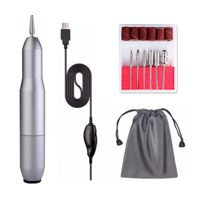 Električna bušilica za nokte 20000 RMP Set glodala za manikuru Stroj za skidanje gela Nail Art poliranje Pribor Alat