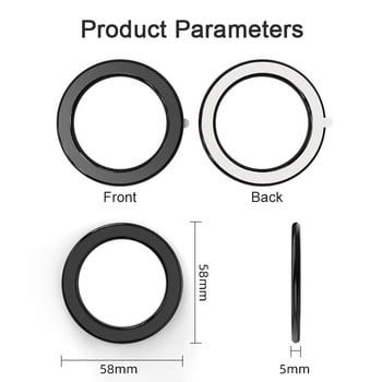 Untoom Magnetic Ring θήκη τηλεφώνου για iPhone 13 Pro Max τοίχου Κουζίνα Μαγνήτης βάσης τηλεφώνου για τηλέφωνο αυτοκινήτου για iPhone 12 Pro Max