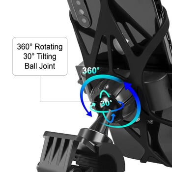 Untoom Bike Phone Holder Universal Cell Phone Bicycle Motorcycle MTB Handlebar Mount Cradle for iPhone X Xs Max 8 7 Plus Samsung