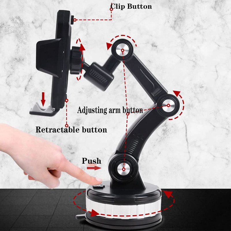 Untoomi autotelefoni hoidiku alus ülitugev iminapaga mobiilse mobiiltelefoni tugikinnitus autosse iPhone 13 12Pro Max Xiaomi POCO jaoks