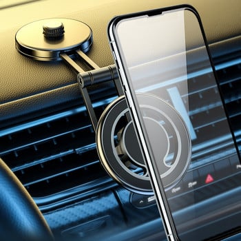 Untoom Magnetic Car Phone Mount за iPhone 14 13 12 Pro Max Mini Универсален магнит Автомобилен държач за мобилен телефон GPS скоба за Magsafe