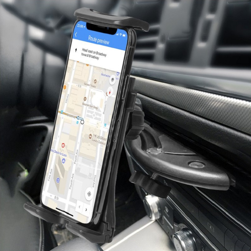 Untoom autotelefoni hoidik auto CD pessa kinnitatava tahvelarvuti hoidiku jaoks Autos asuv alus iPad Airi jaoks iPhone Samsungi tugi 4–12-tollistele seadmetele