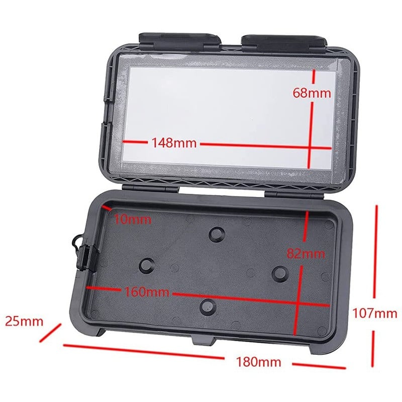 Untoom Suport telefon pentru biciclete impermeabil Suport Ghidon pentru motociclete Suport pentru telefon mobil Suport ecran tactil Husa pentru geanta pentru biciclete