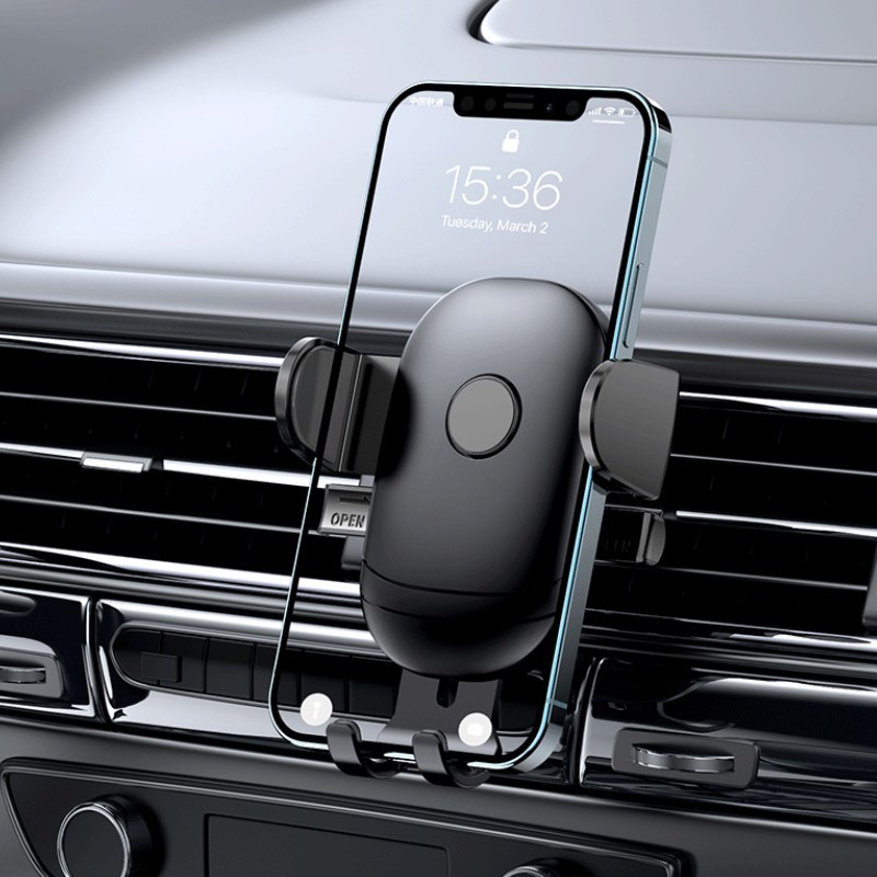 Untoom autós telefontartó rögzíthető autós légtelenítő mobiltelefon-állvány iPhone 12 13 Pro Max Xiaomi Samsung autós okostelefon GPS-támogatás