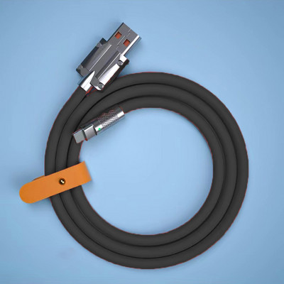 120 W 6 A īpaši ātras uzlādes C tipa šķidrā silikona kabelis ātrās uzlādes USB vads, kas paredzēts Xiaomi Huawei Samsung Pixel USB Bold Data Line