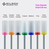 Burghiu mic - alb - Burghie pentru unghii din ceramica WILSON Burghiu electric pentru manichiura si accesoriu